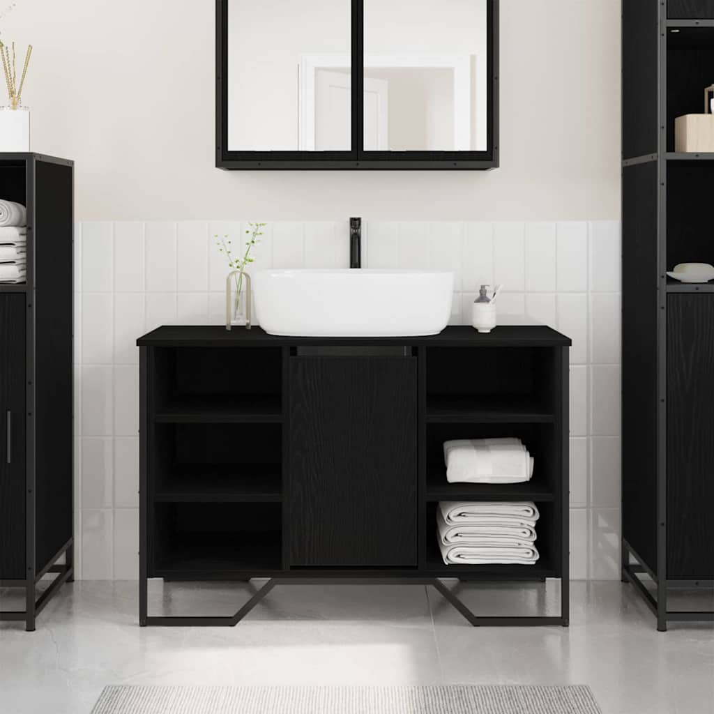 Bathroom Sink Cabinet 91X35X60 Cm Engineered Wood
