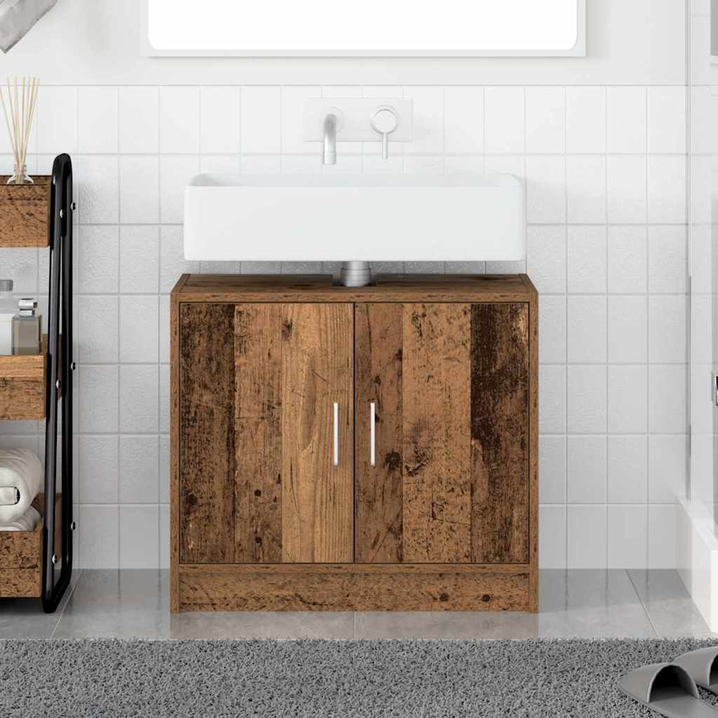 Sink Cabinet 63X29X55 Cm Engineered Wood