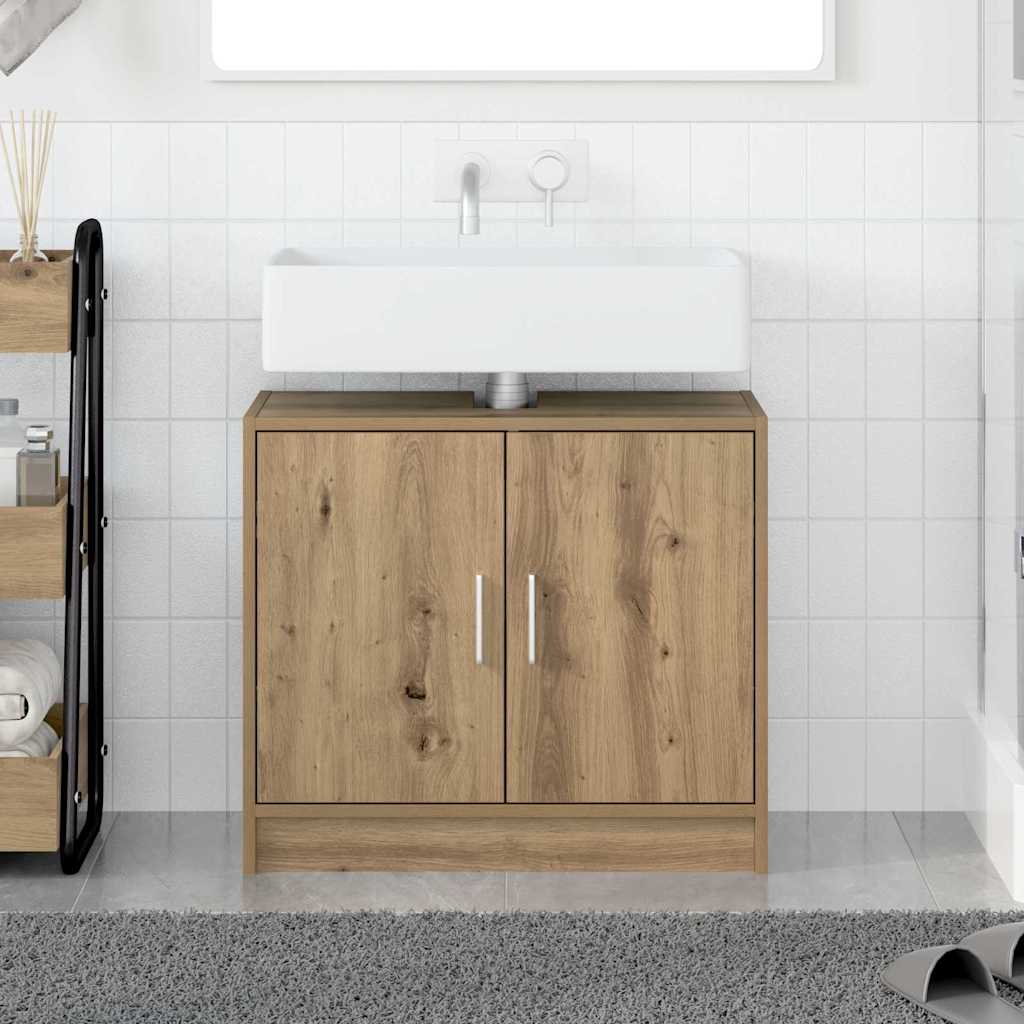 Sink Cabinet 63X29X55 Cm Engineered Wood