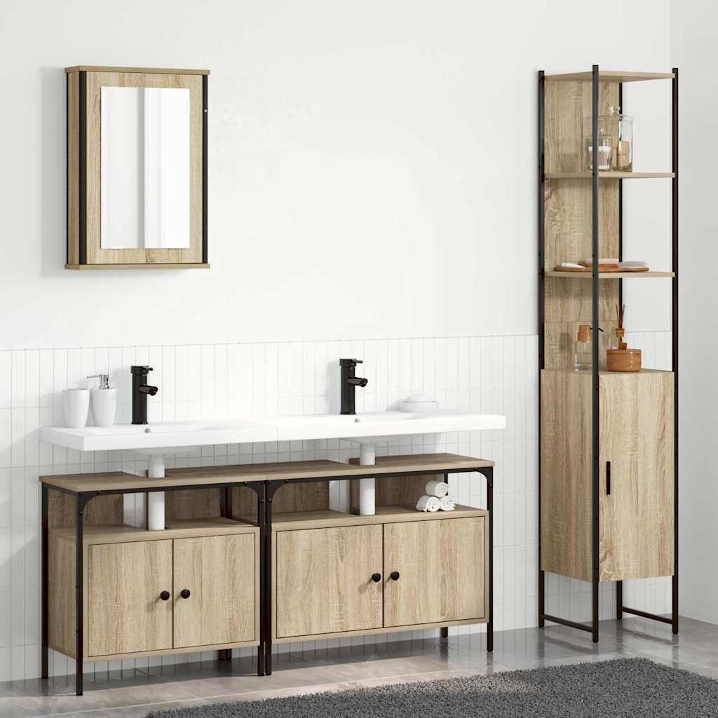 Bathroom Furniture Set 4 Pcs 33 X 33 X 185.5 Cm