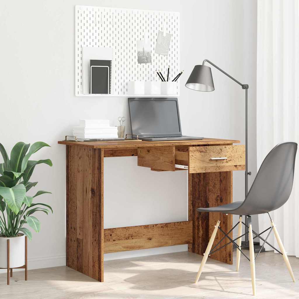 Desk 100X50X76 Cm Engineered Wood