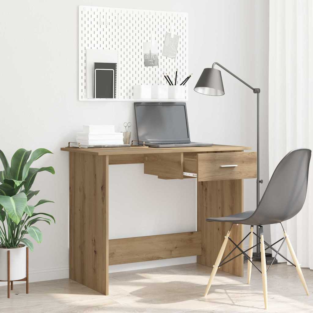 Desk 100X50X76 Cm Engineered Wood