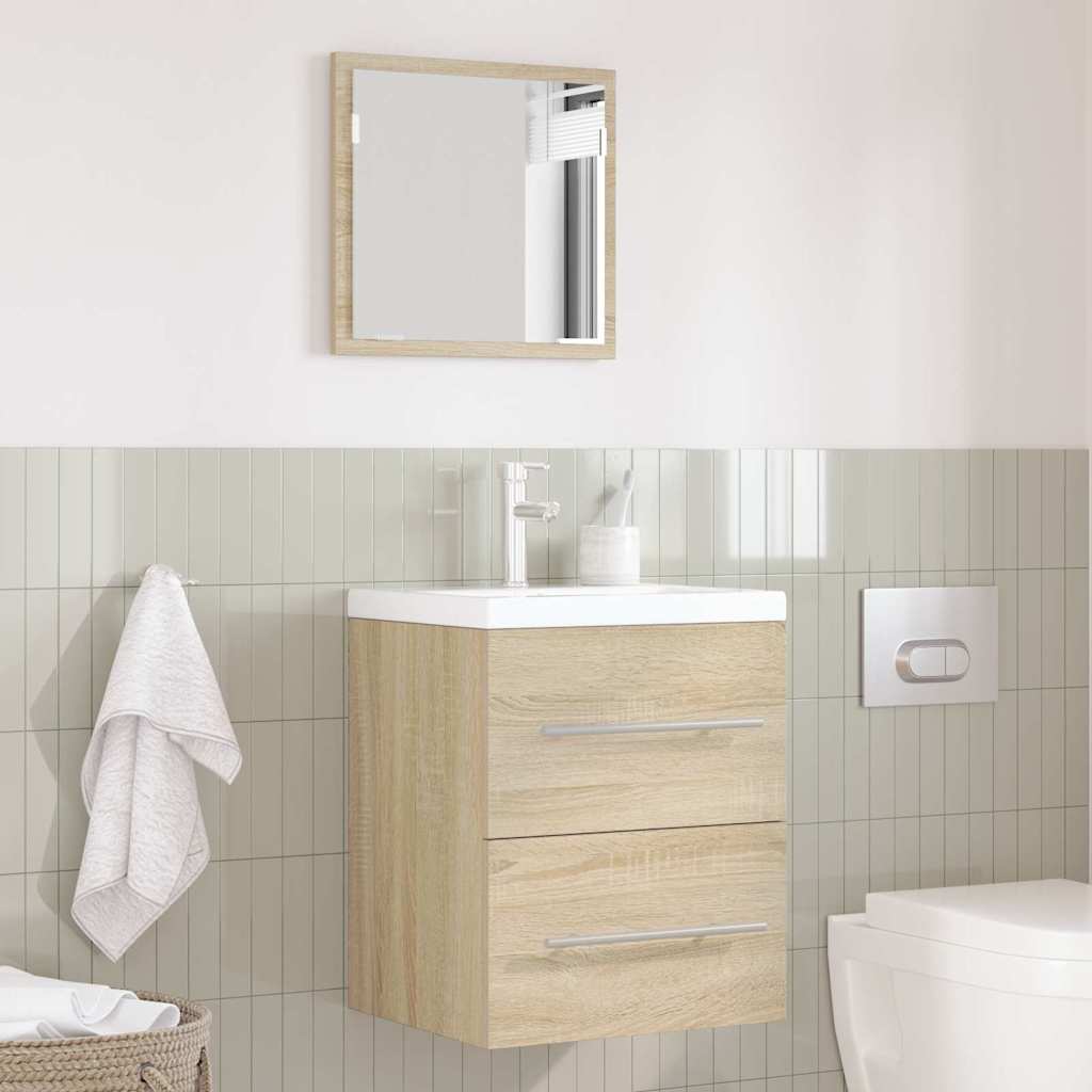 Bathroom Cabinet With Drawer 41 X 38.5 X 48 Cm Engineered Wood