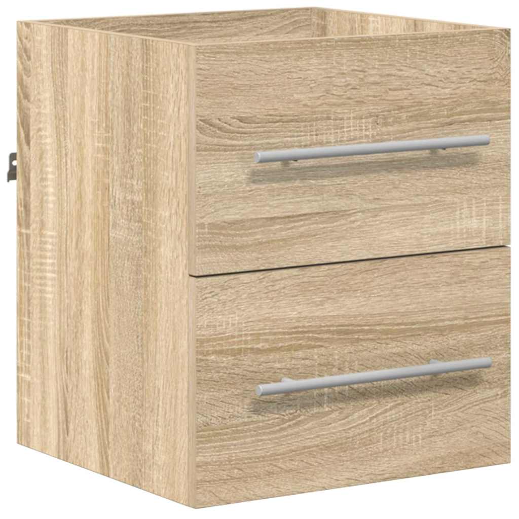 Bathroom Cabinet With Drawer 41 X 38.5 X 48 Cm Engineered Wood