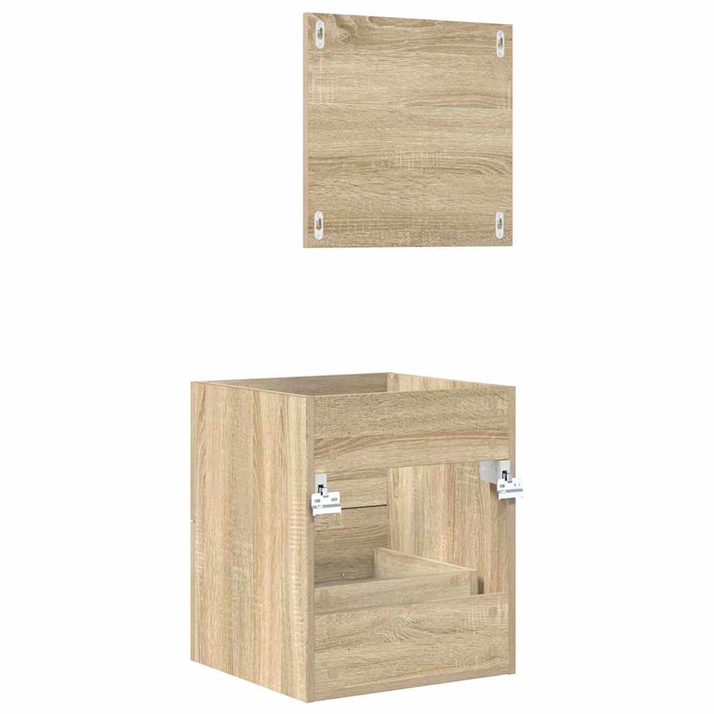 Bathroom Cabinet With Drawer 41 X 38.5 X 48 Cm Engineered Wood