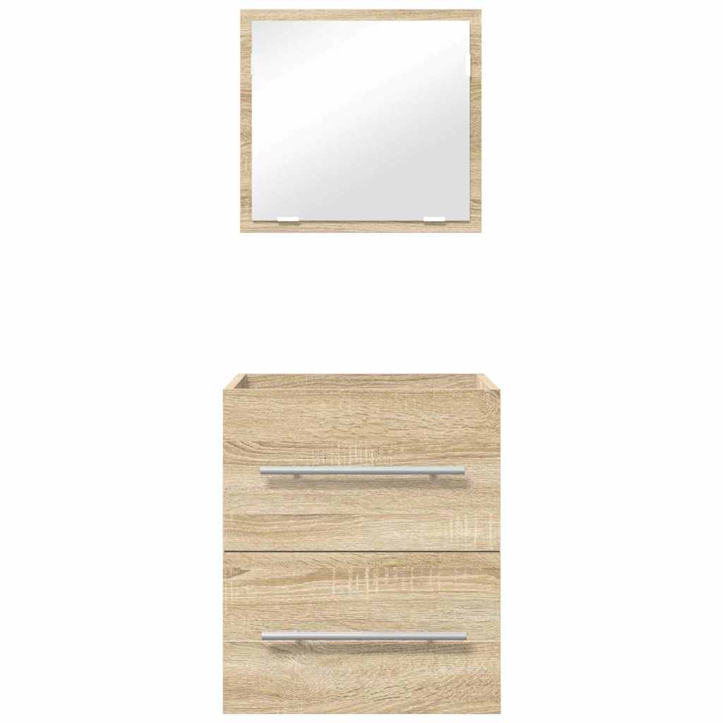 Bathroom Cabinet With Drawer 41 X 38.5 X 48 Cm Engineered Wood