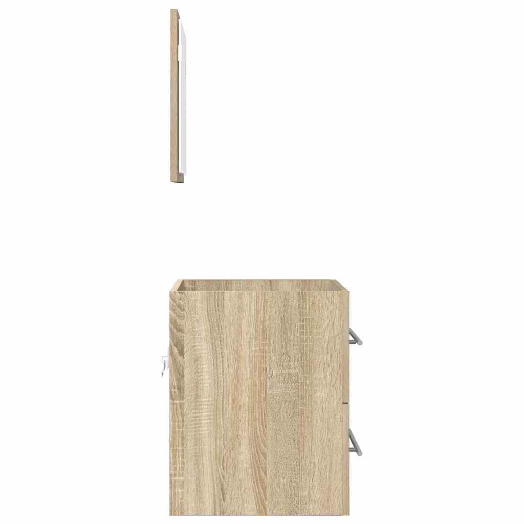 Bathroom Cabinet With Drawer 41 X 38.5 X 48 Cm Engineered Wood
