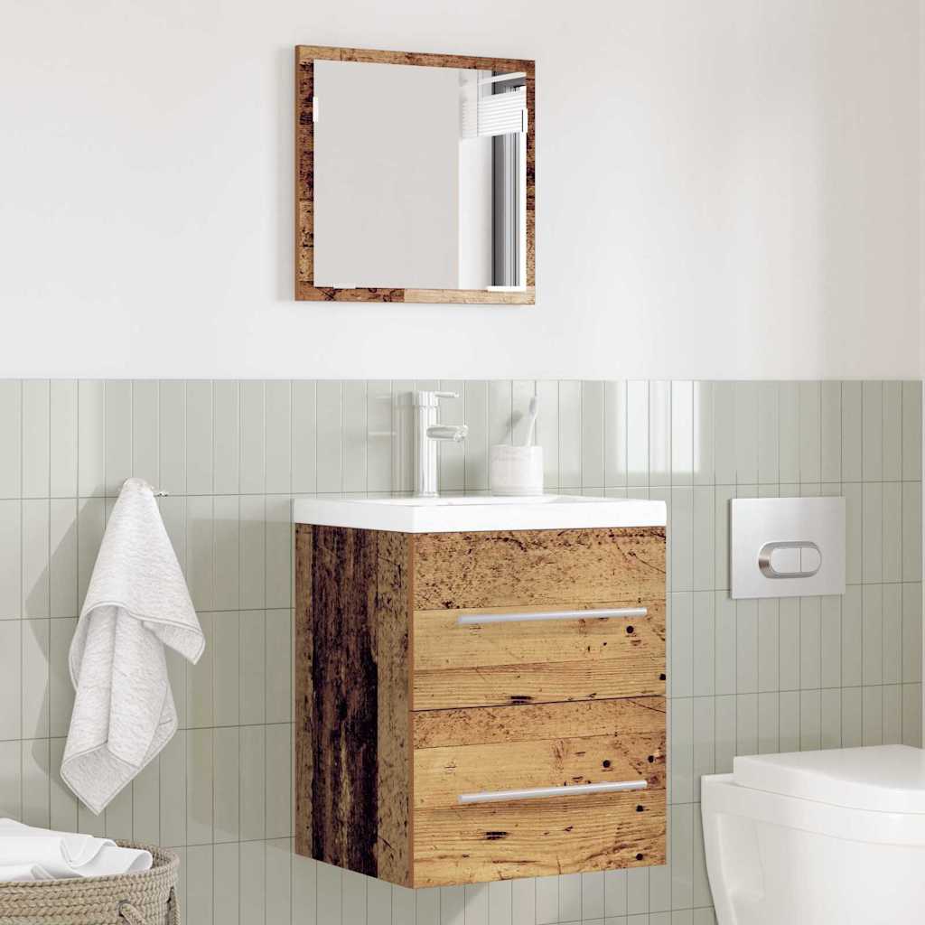 Bathroom Cabinet With Drawer 41 X 38.5 X 48 Cm Engineered Wood