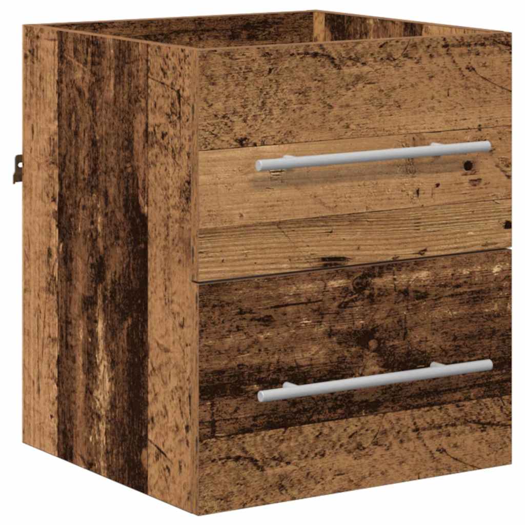 Bathroom Cabinet With Drawer 41 X 38.5 X 48 Cm Engineered Wood