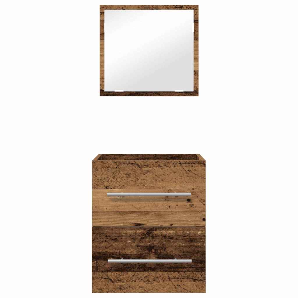 Bathroom Cabinet With Drawer 41 X 38.5 X 48 Cm Engineered Wood