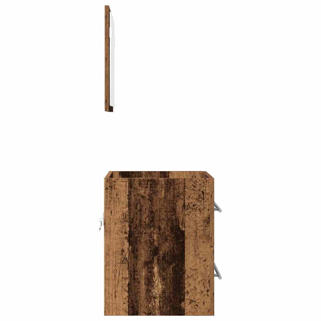 Bathroom Cabinet With Drawer 41 X 38.5 X 48 Cm Engineered Wood