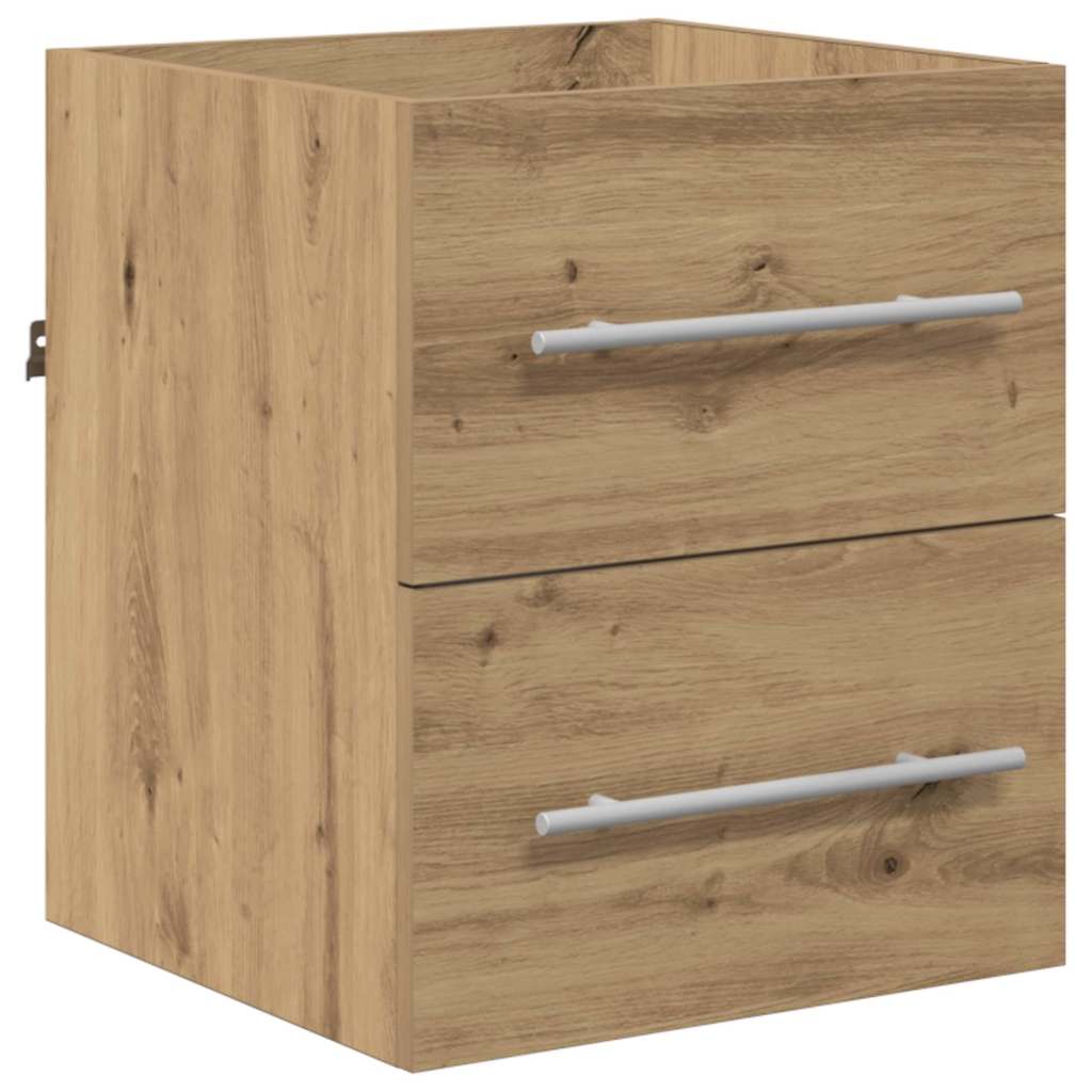 Bathroom Cabinet With Drawer 41 X 38.5 X 48 Cm Engineered Wood
