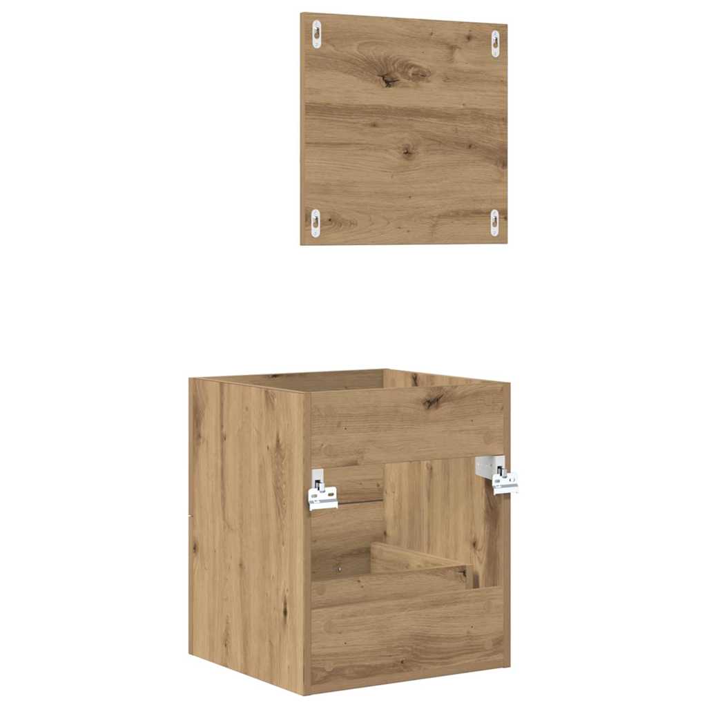 Bathroom Cabinet With Drawer 41 X 38.5 X 48 Cm Engineered Wood