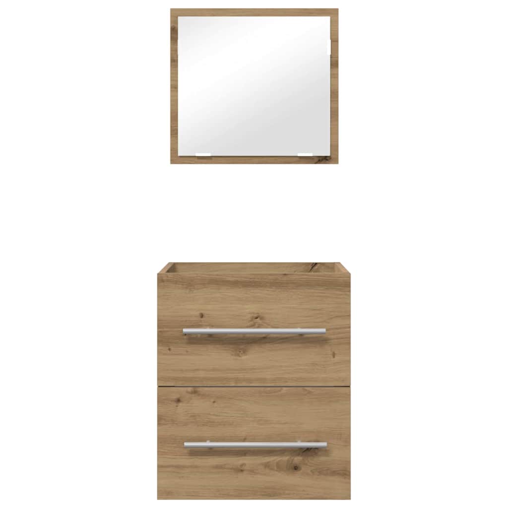 Bathroom Cabinet With Drawer 41 X 38.5 X 48 Cm Engineered Wood
