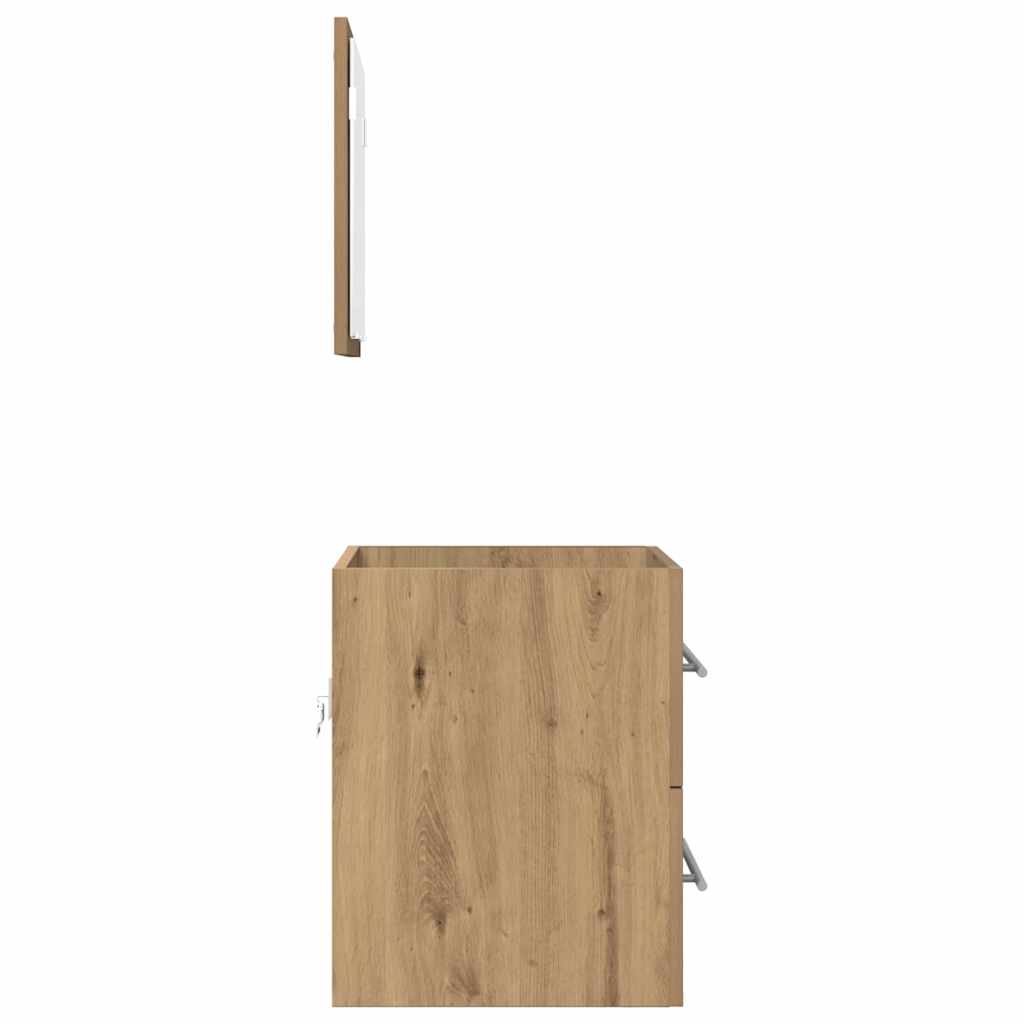 Bathroom Cabinet With Drawer 41 X 38.5 X 48 Cm Engineered Wood