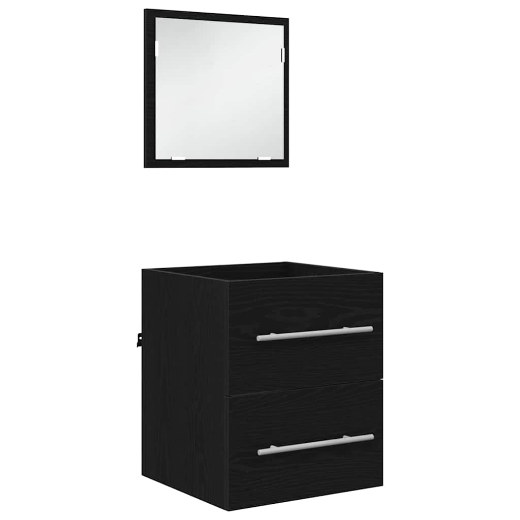 Bathroom Cabinet With Drawer 41 X 38.5 X 48 Cm Engineered Wood