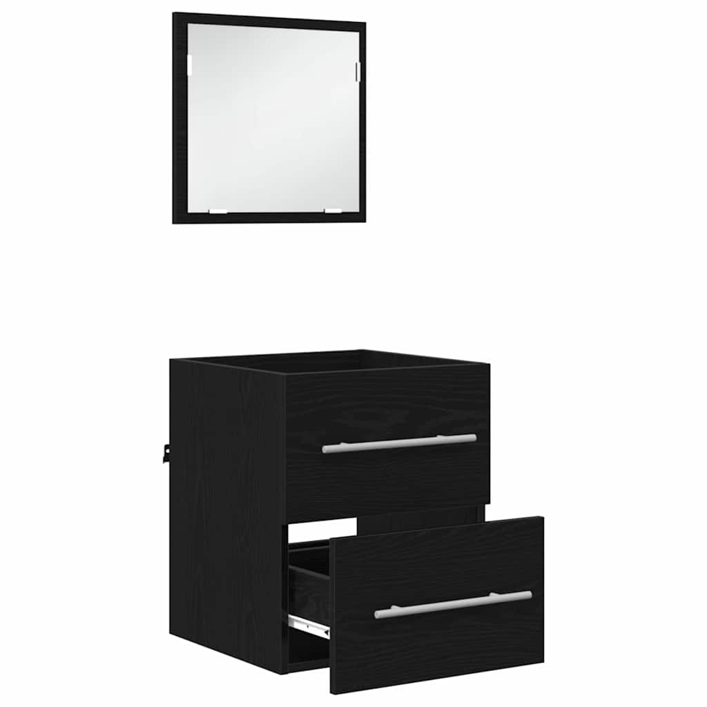 Bathroom Cabinet With Drawer 41 X 38.5 X 48 Cm Engineered Wood