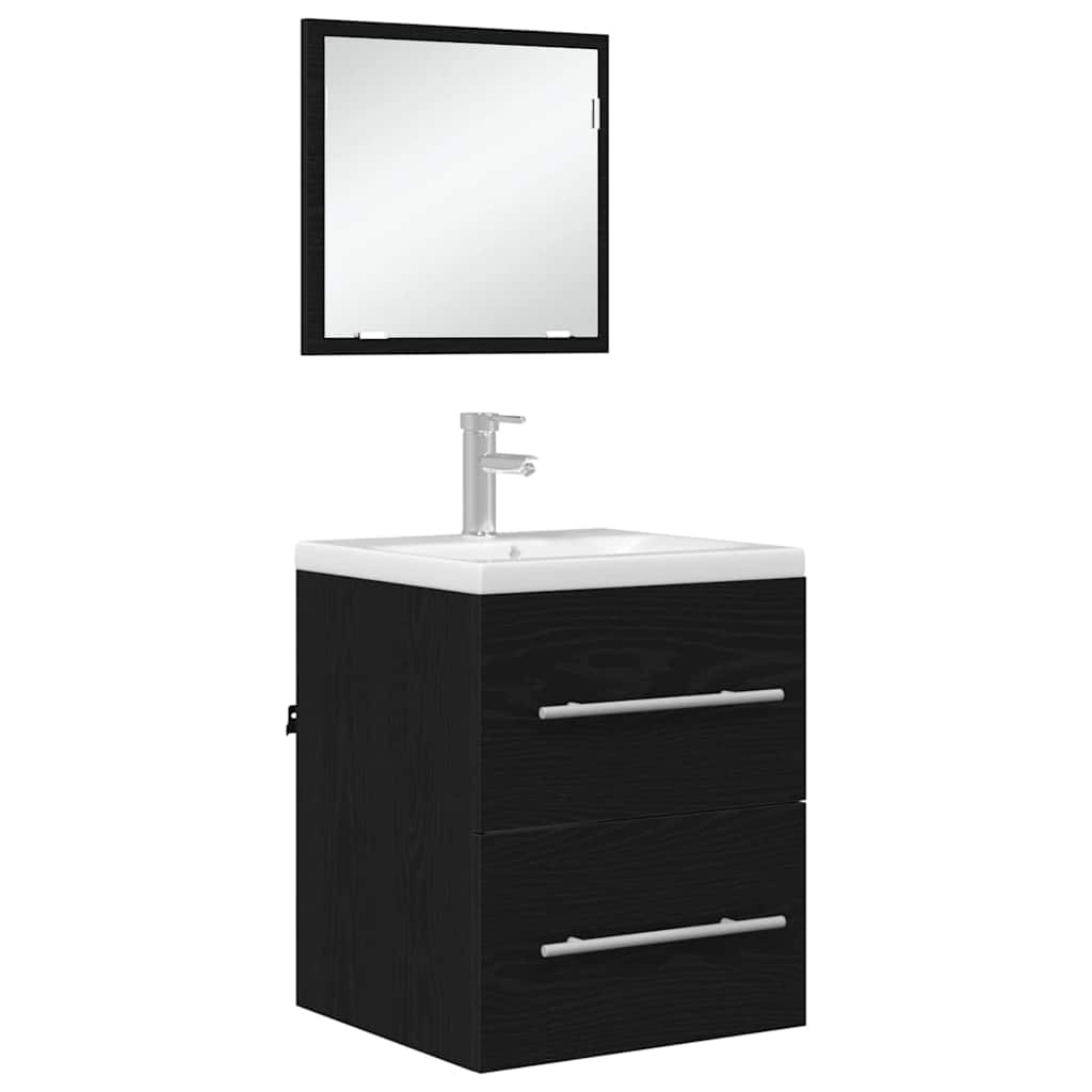 Bathroom Cabinet With Drawer 41 X 38.5 X 48 Cm Engineered Wood
