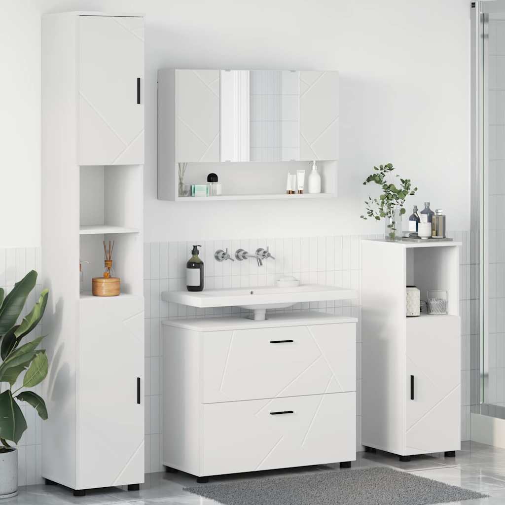 Bathroom Furniture Set 4 Pcs 30 X 35 X 192 Cm