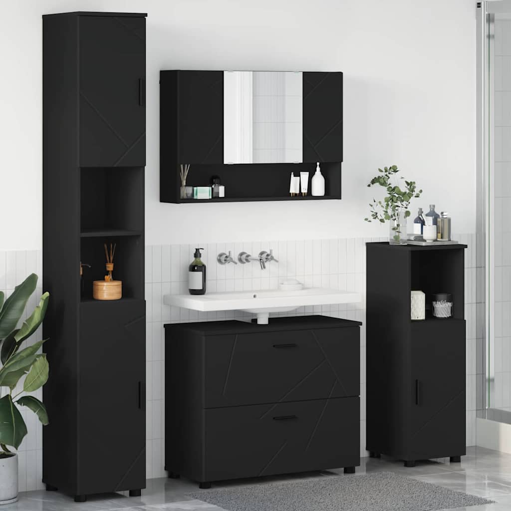 Bathroom Furniture Set 4 Pcs 30 X 35 X 192 Cm