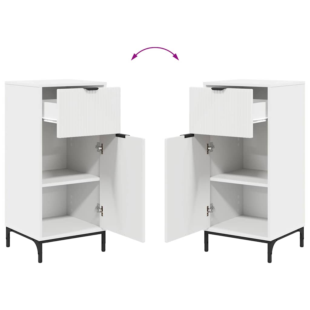 Bathroom Furniture Set With Shelf 2 Pcs 39.5 X 36 X 88 Cm