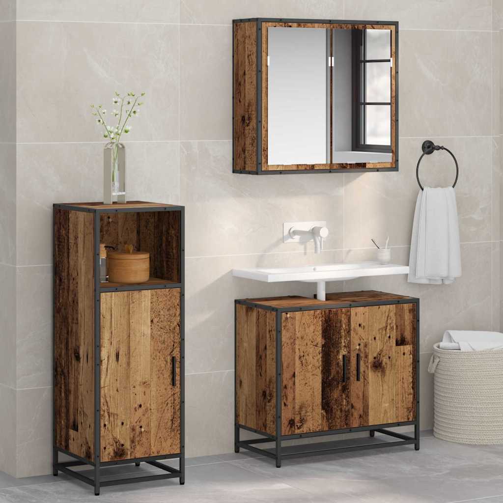 Bathroom Cabinet 35X37.5X100 Cm Engineered Wood