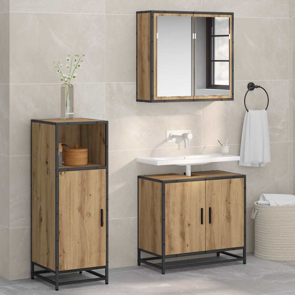 Bathroom Cabinet 35X37.5X100 Cm Engineered Wood