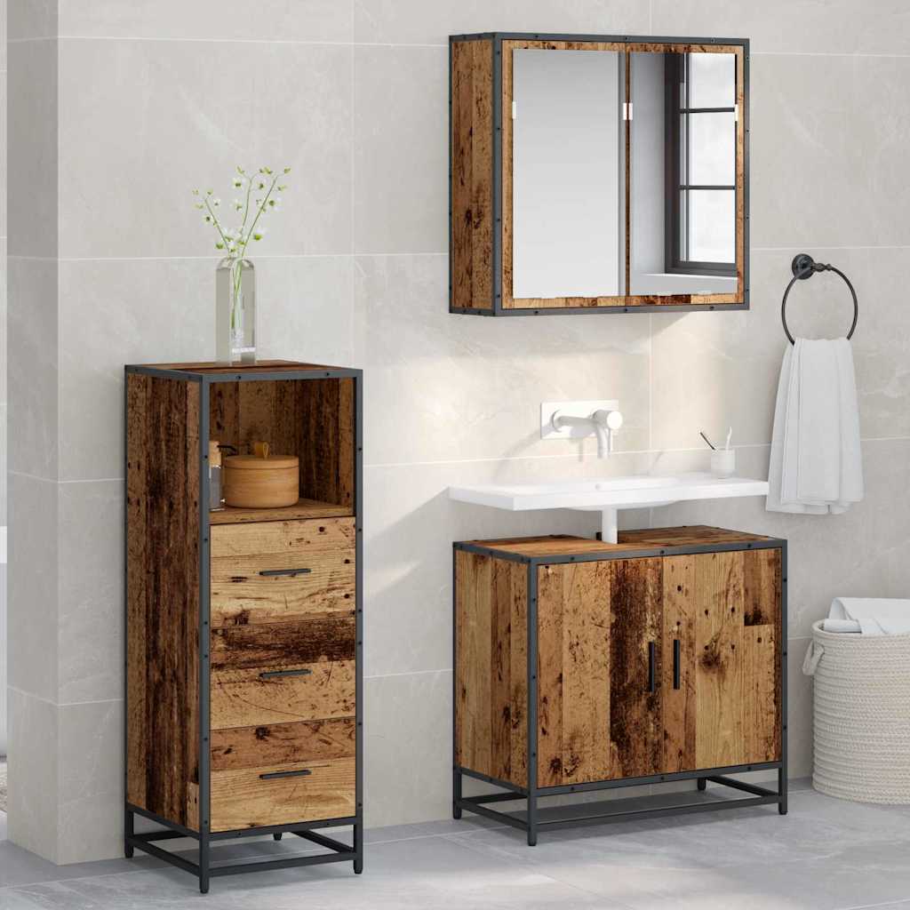 Bathroom Cabinet 35X37.5X100 Cm Engineered Wood