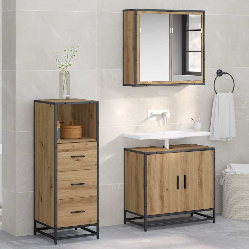 Bathroom Cabinet 35X37.5X100 Cm Engineered Wood