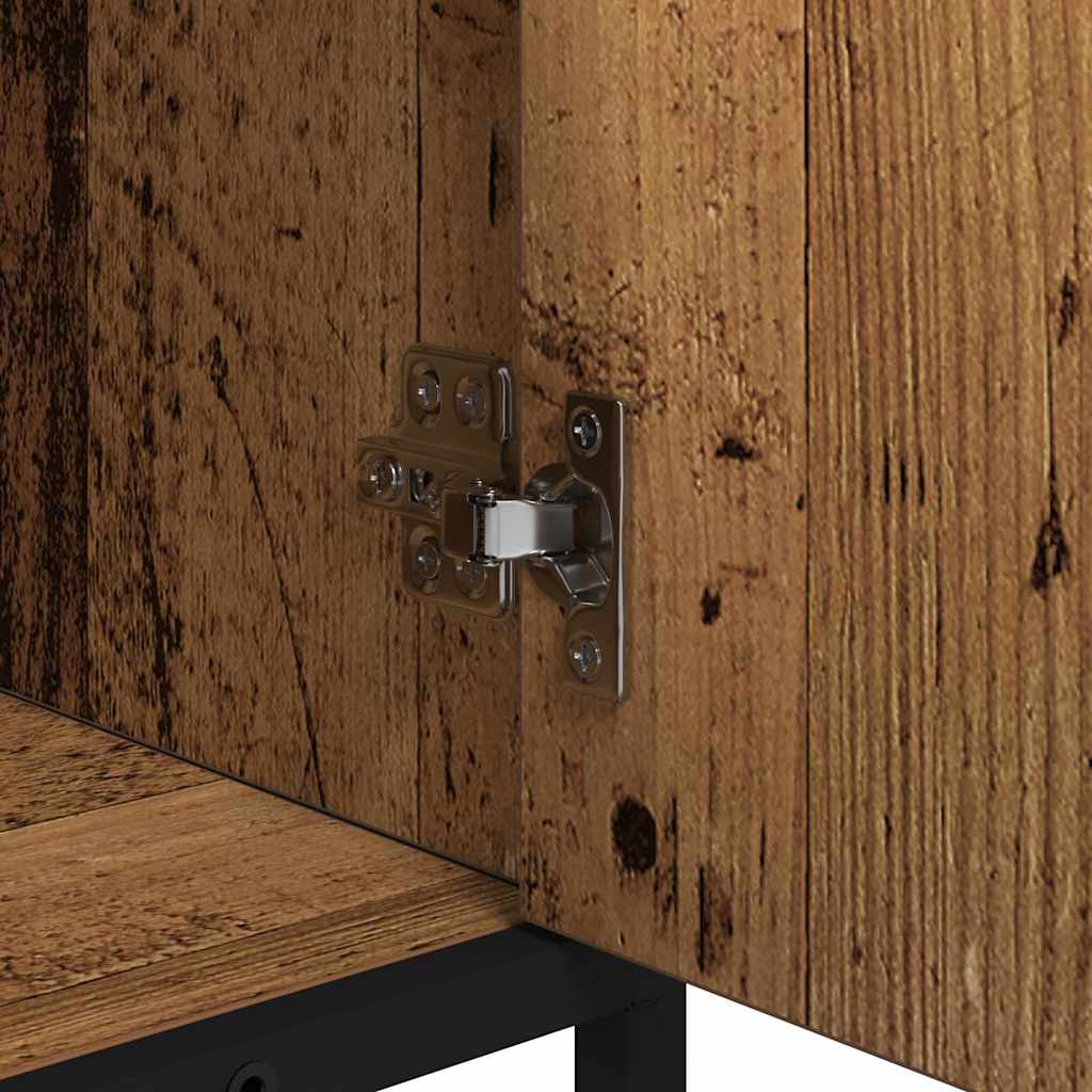 Bathroom Sink Cabinet Old Wood 90 X 33 X 60 Cm Engineered Wood