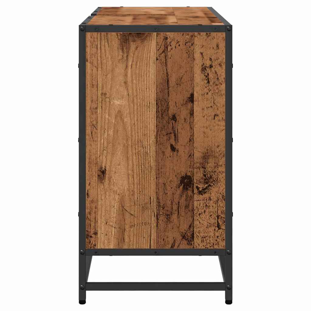 Bathroom Sink Cabinet Old Wood 90 X 33 X 60 Cm Engineered Wood