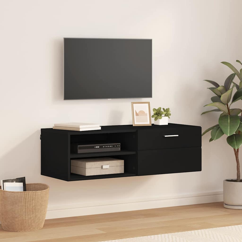 Tv Cabinet With Drawer 100.5 X 39 X 30 Cm Engineered Wood