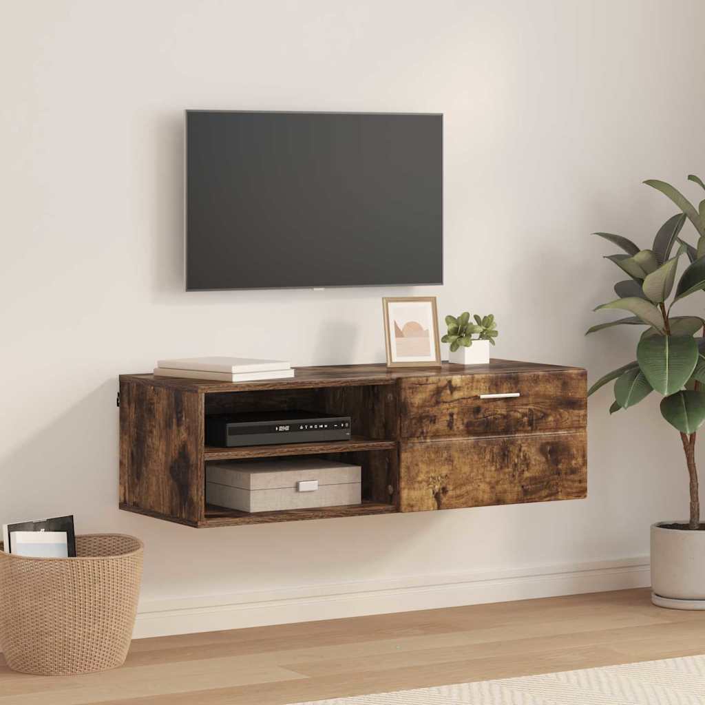Tv Cabinet With Drawer 100.5 X 39 X 30 Cm Engineered Wood