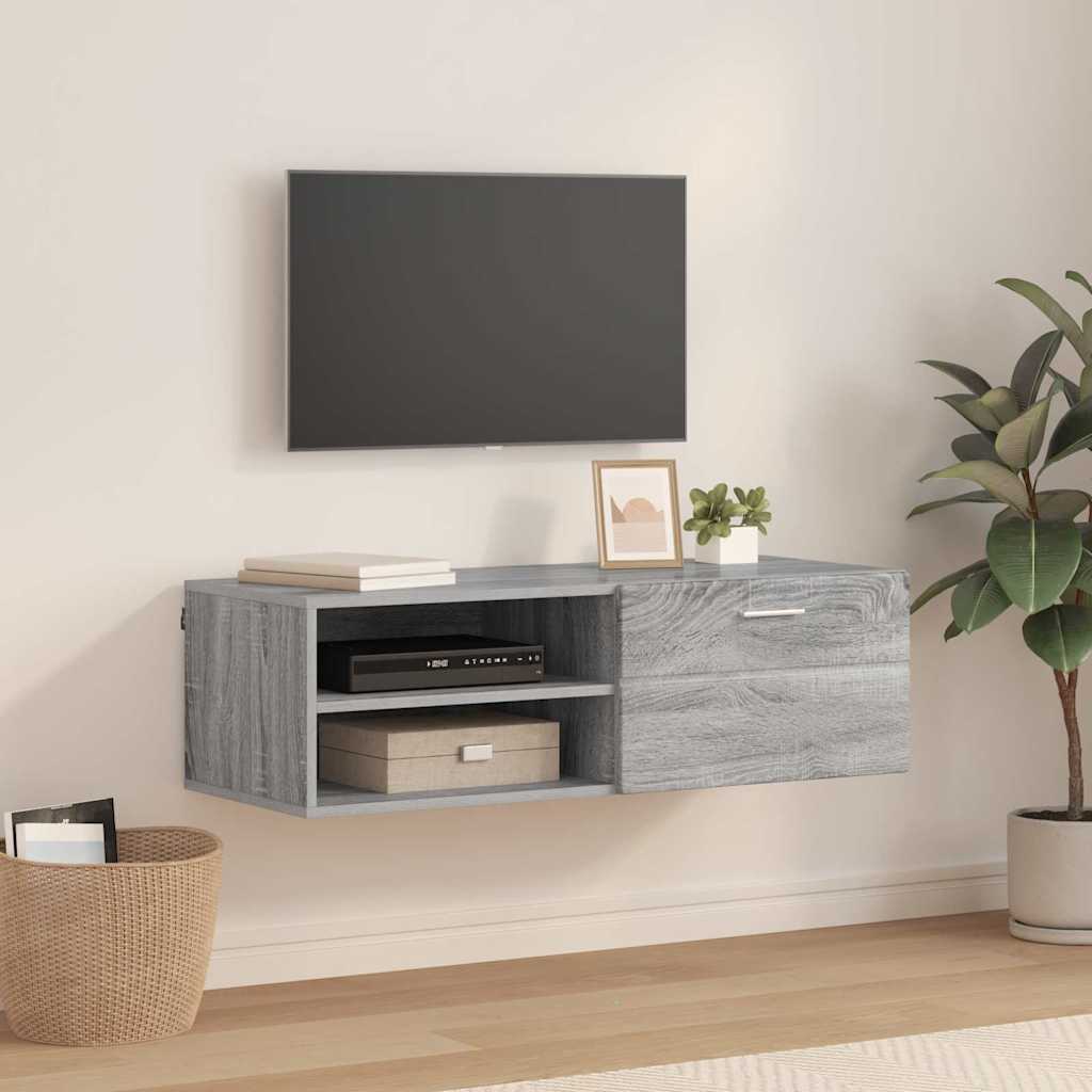 Tv Cabinet With Drawer 100.5 X 39 X 30 Cm Engineered Wood