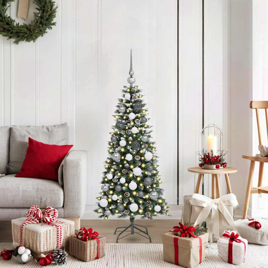 Artificial Christmas Tree With Stand Green Pvc