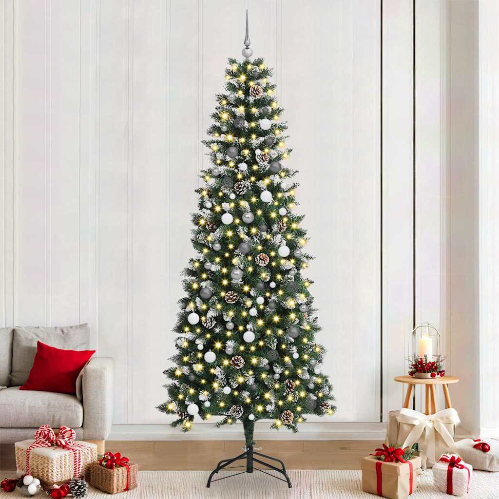 Artificial Christmas Tree With Stand Green Pvc