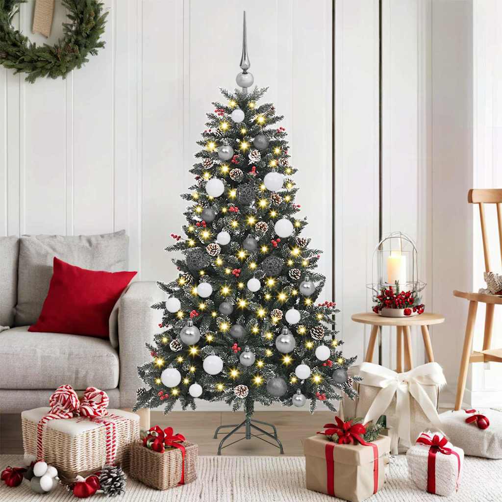 Artificial Christmas Tree With Stand Green Pvc