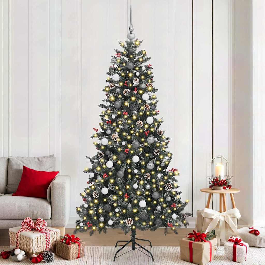 Artificial Christmas Tree With Stand Green Pvc