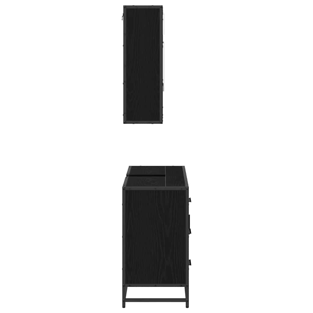 Bathroom Furniture Set 2 Pcs 80 X 33 X 60 Cm