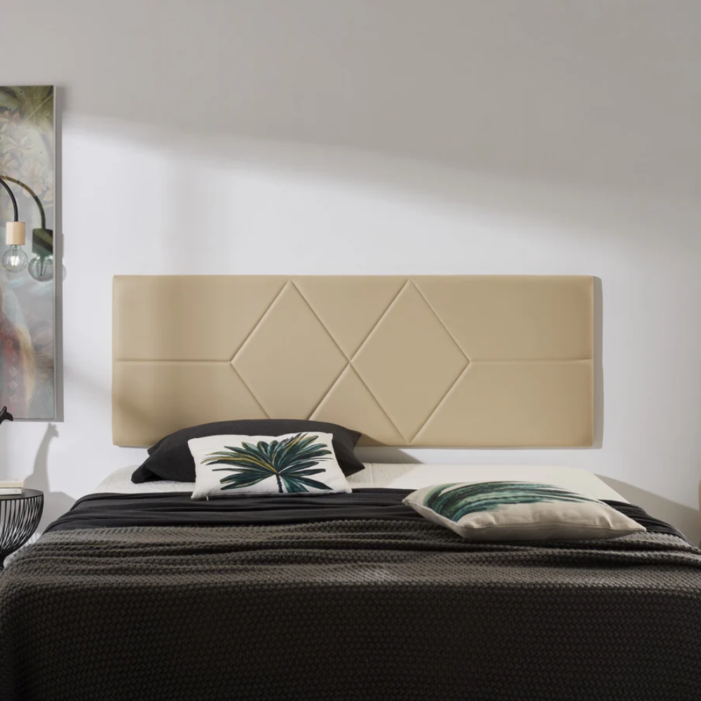 Diamond Headboard Faux Leather