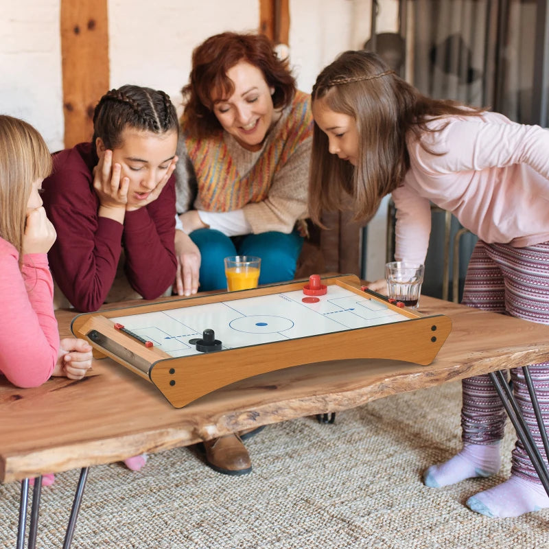 2.5FT Tabletop Air Hockey Wooden Game Table
