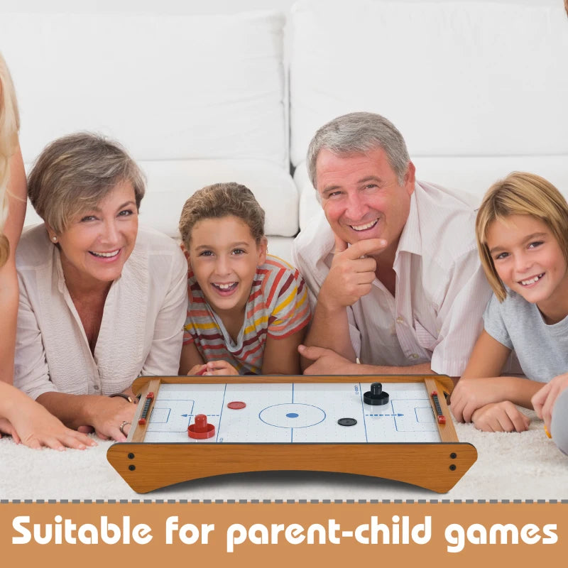 2.5FT Tabletop Air Hockey Wooden Game Table