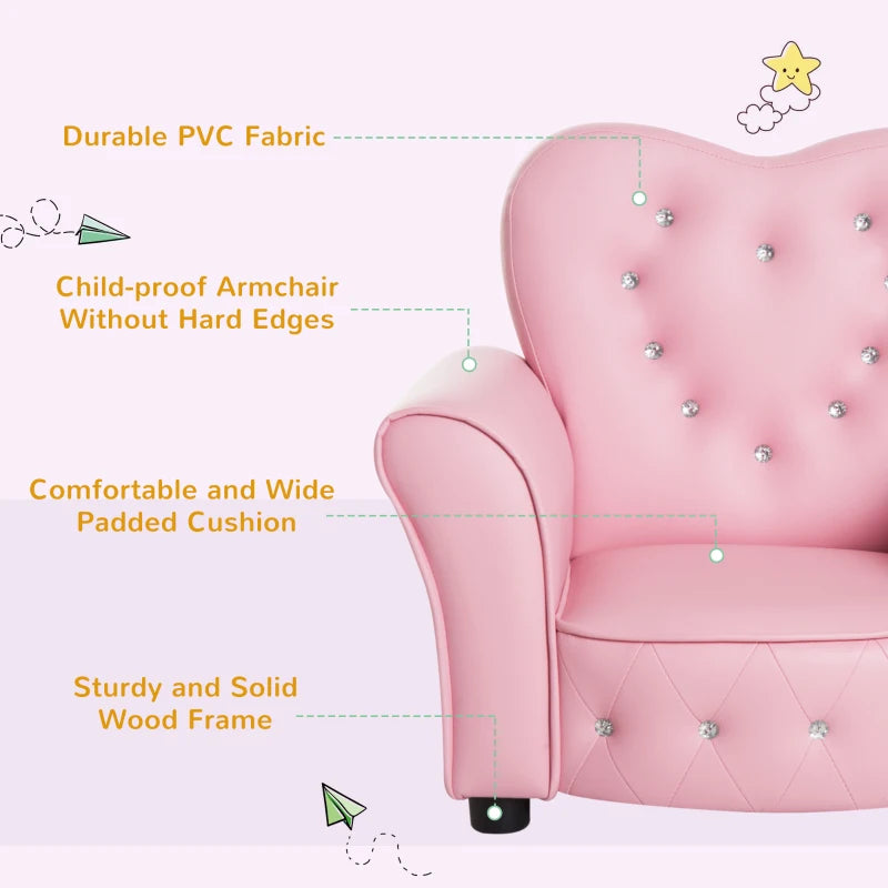 Playroom Armchair,Pink