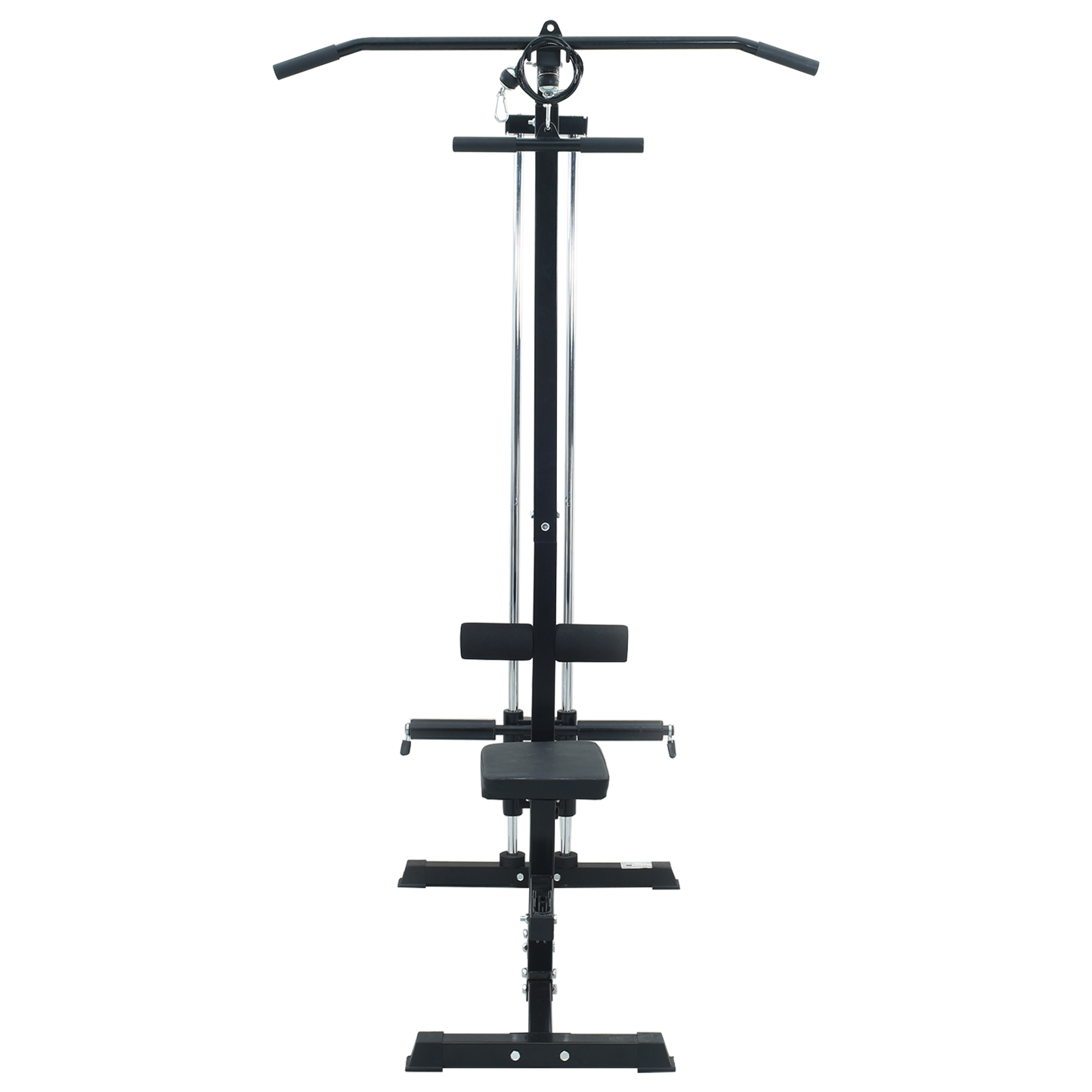 Lat Pulldown Machine With Adjustable Seat 80 Kg Loadable Steel