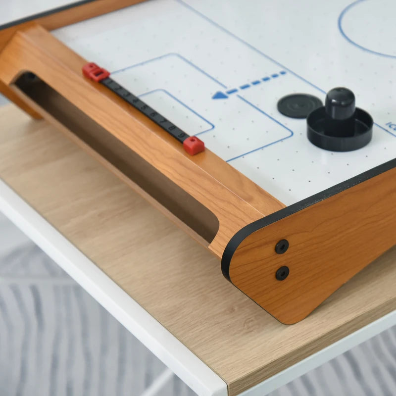 2.5FT Tabletop Air Hockey Wooden Game Table