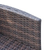 Outsunny 7 Pcs Rattan Dining Set-Brown