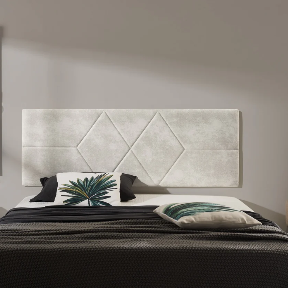 Rhombus Fabric Headboard
