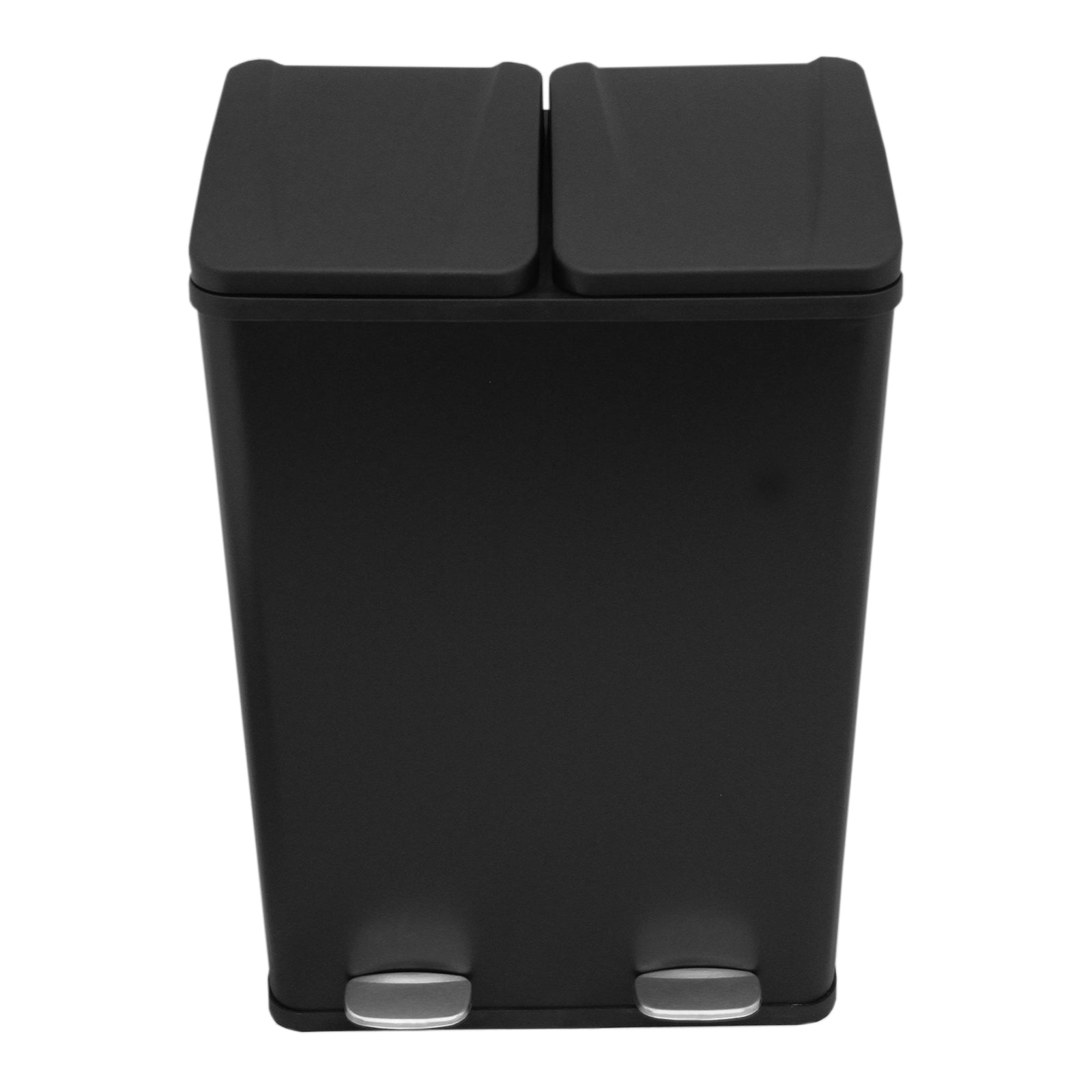 60L Dual Pedal Bin In Black