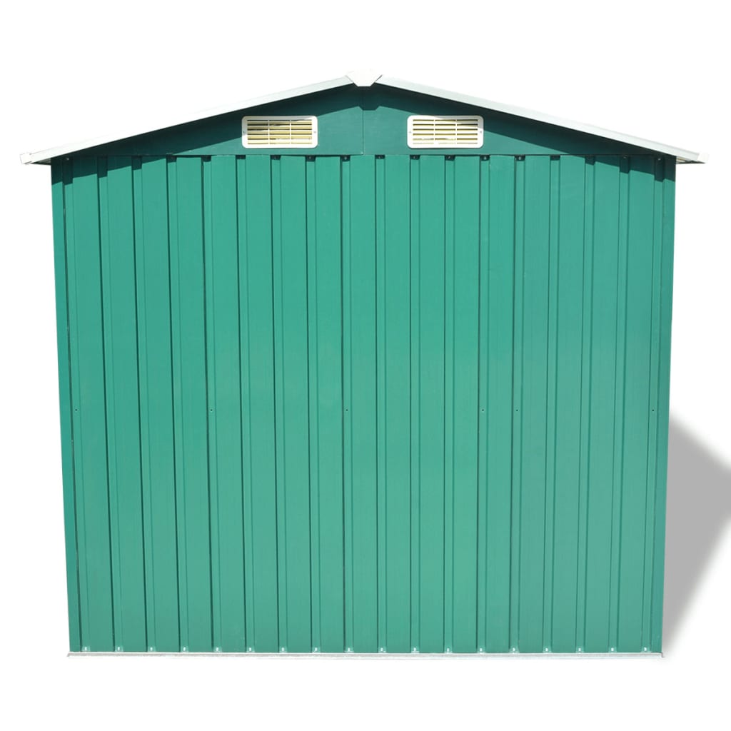 Garden Storage Shed Metal 204X132X186 Cm