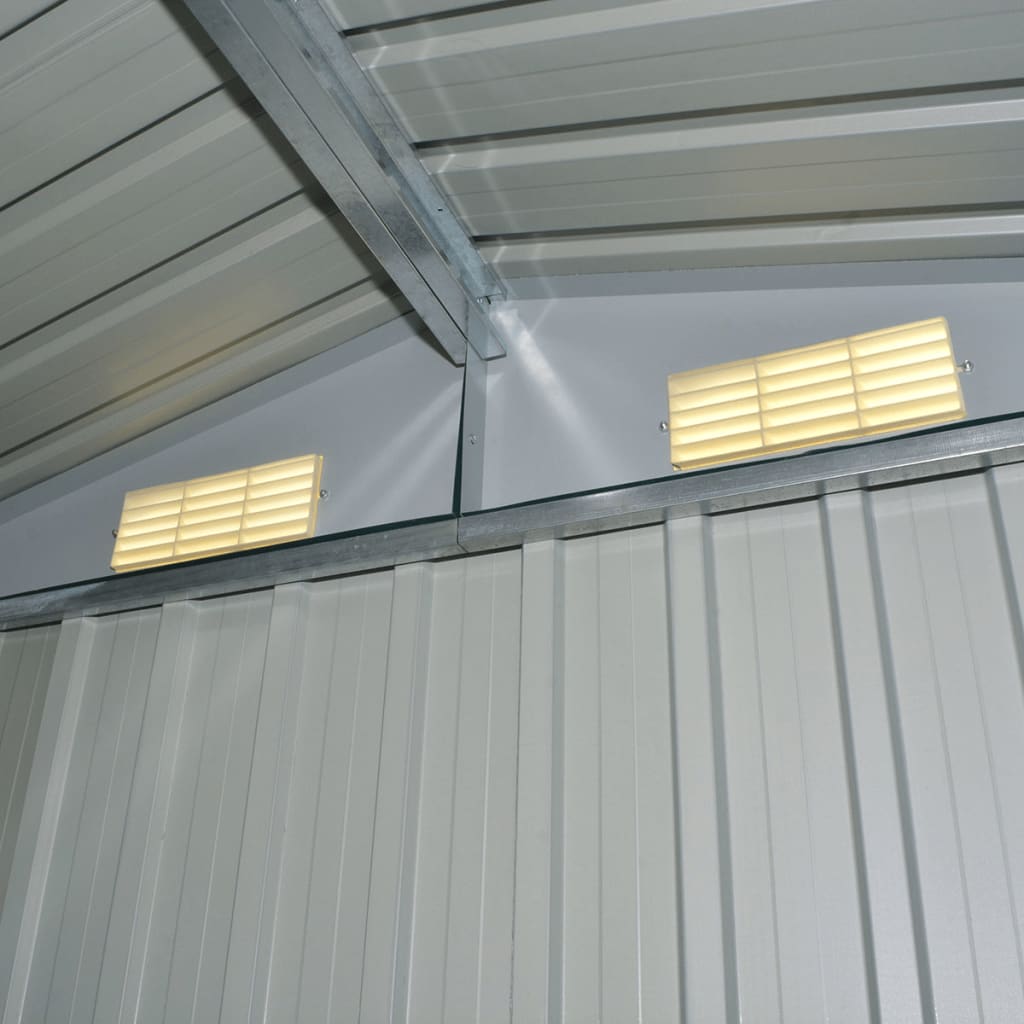 Garden Storage Shed Metal 204X132X186 Cm
